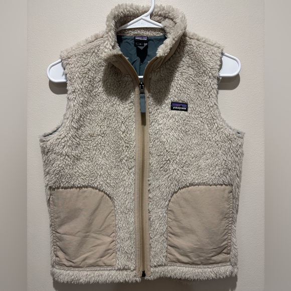 Patagonia Other - Patagonia Kids’ Retro X Fleece Vest in Natural, Youth Size Medium Outdoors